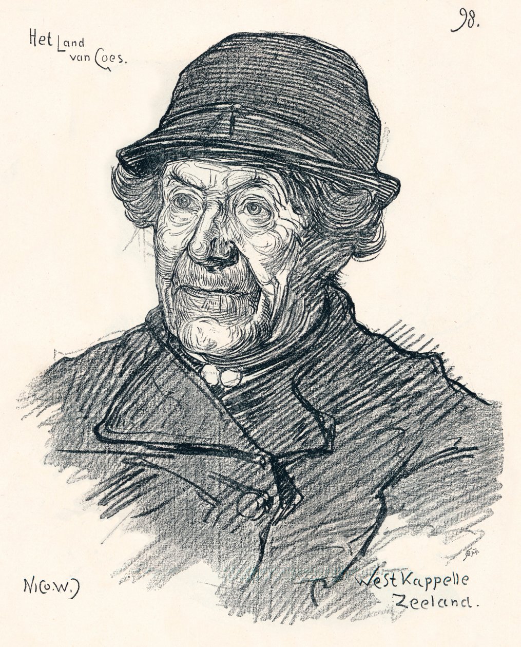 Sketch by Nico Jungmann by Nicolaas Wilhelm Jungmann