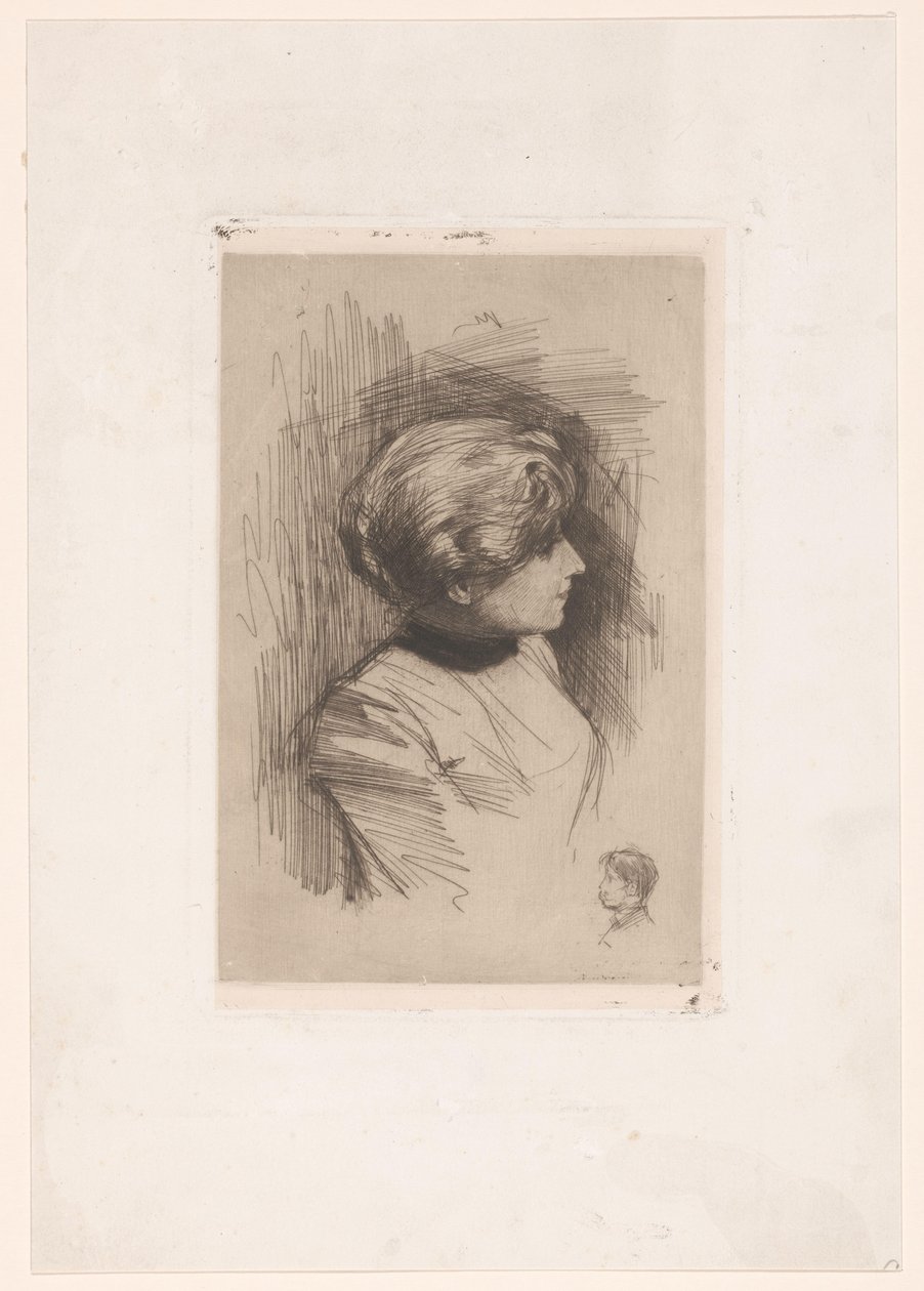 Portrait of an unknown woman by Nicolaas van der Waay