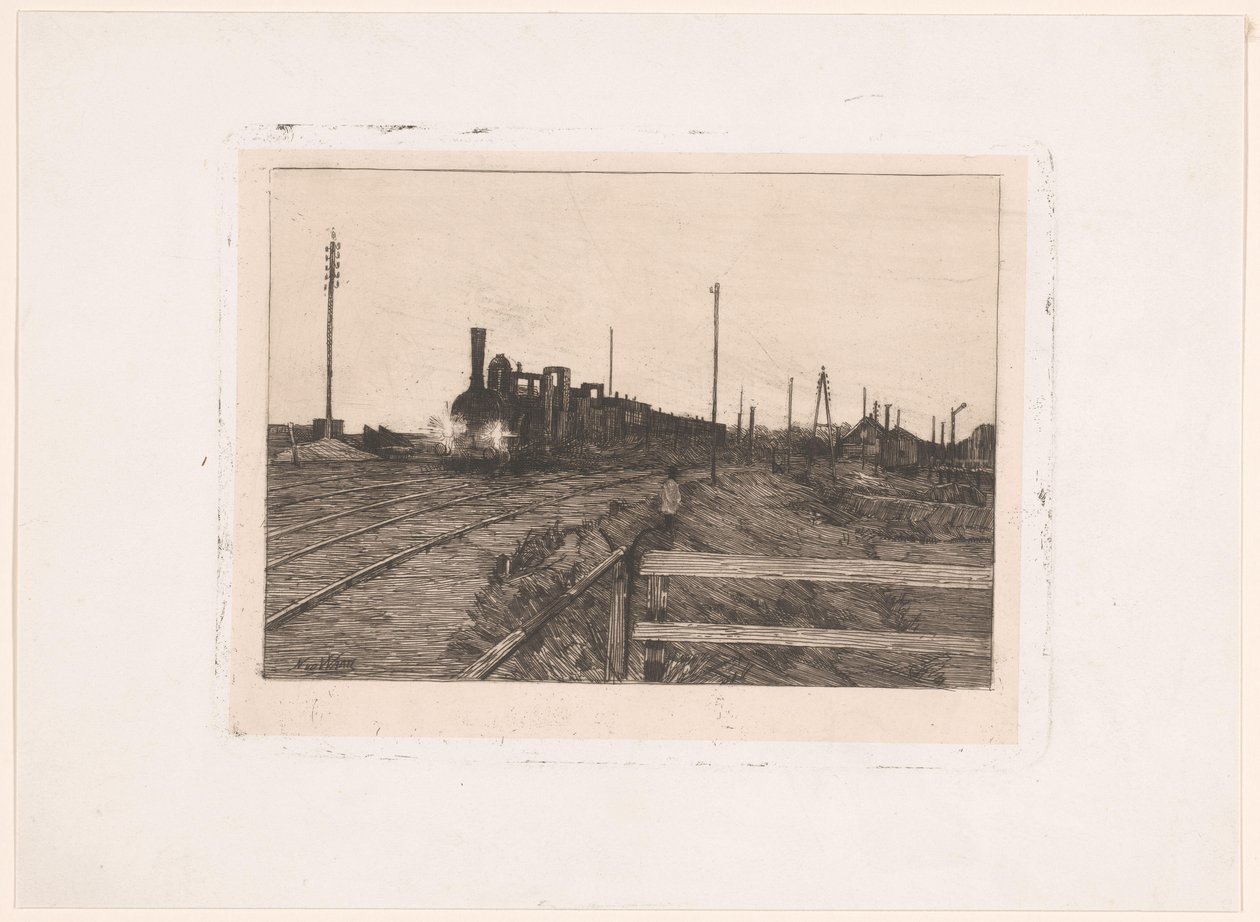 Moving Train by Nicolaas van der Waay