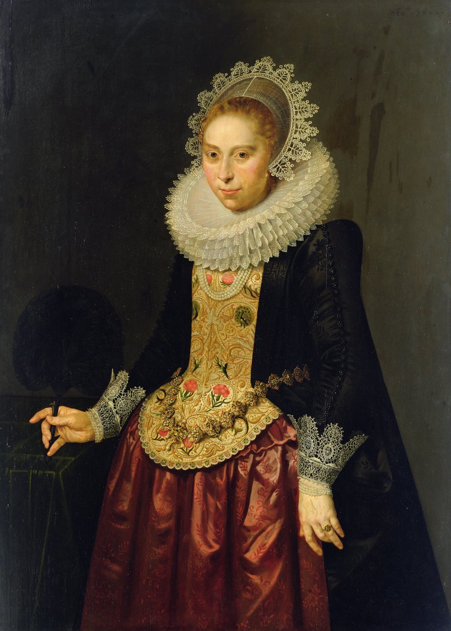Portrait of a Young Lady by Nicolaes Eliasz