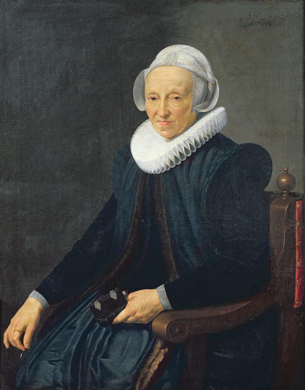 Portrait of an Old Woman by Nicolaes Eliasz