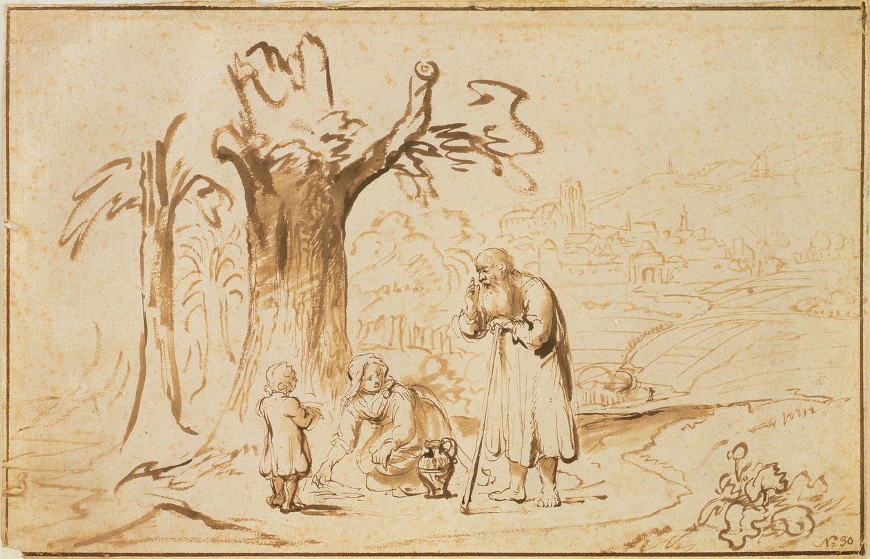 Elijah and the Widow of Zarephath by Nicolaes Maes