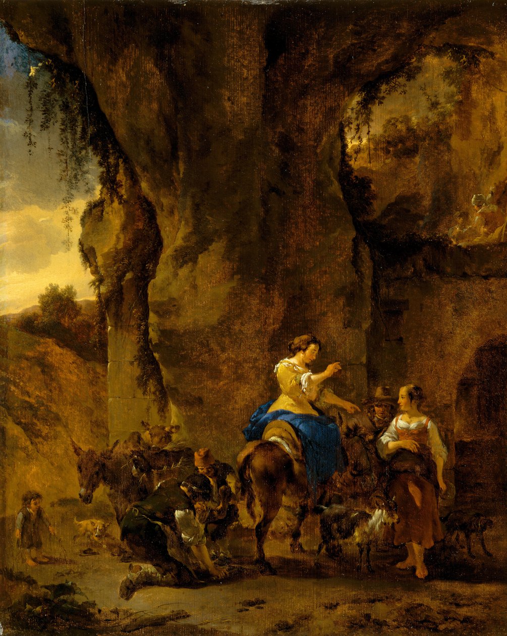 The Country Farrier, early 1660s by Nicolaes Pietersz. Berchem