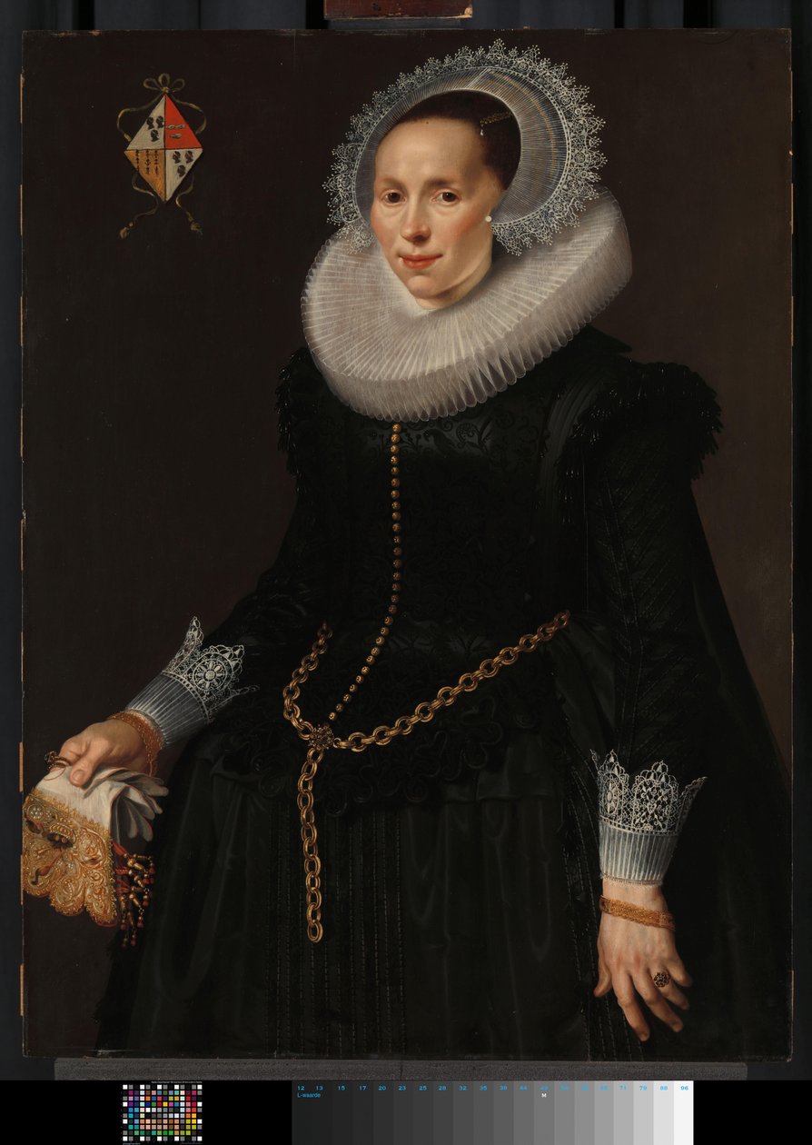 Portrait of Johanna le Maire (c. 1601-60) by Nicolaes Eliasz Pickenoy
