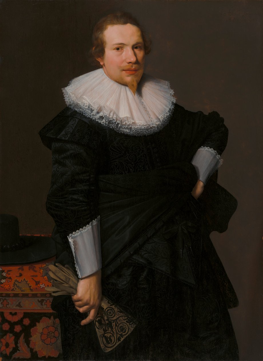 Portrait of a 24-Year-Old Man by Nicolaes Eliasz. Pickenoy