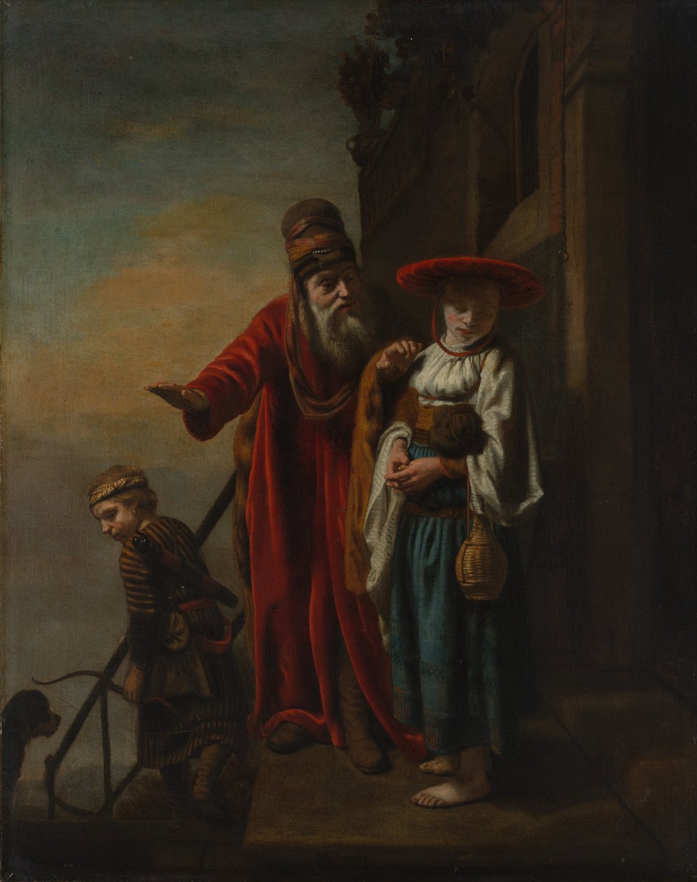 Abraham Dismissing Hagar and Ishmael by Nicolaes Maes
