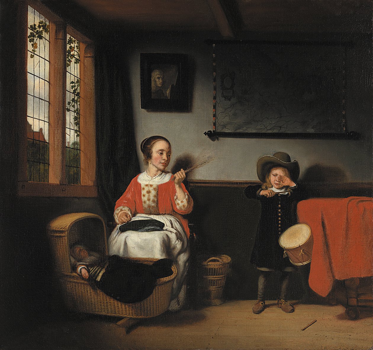 The Naughty Drummer by Nicolaes Maes