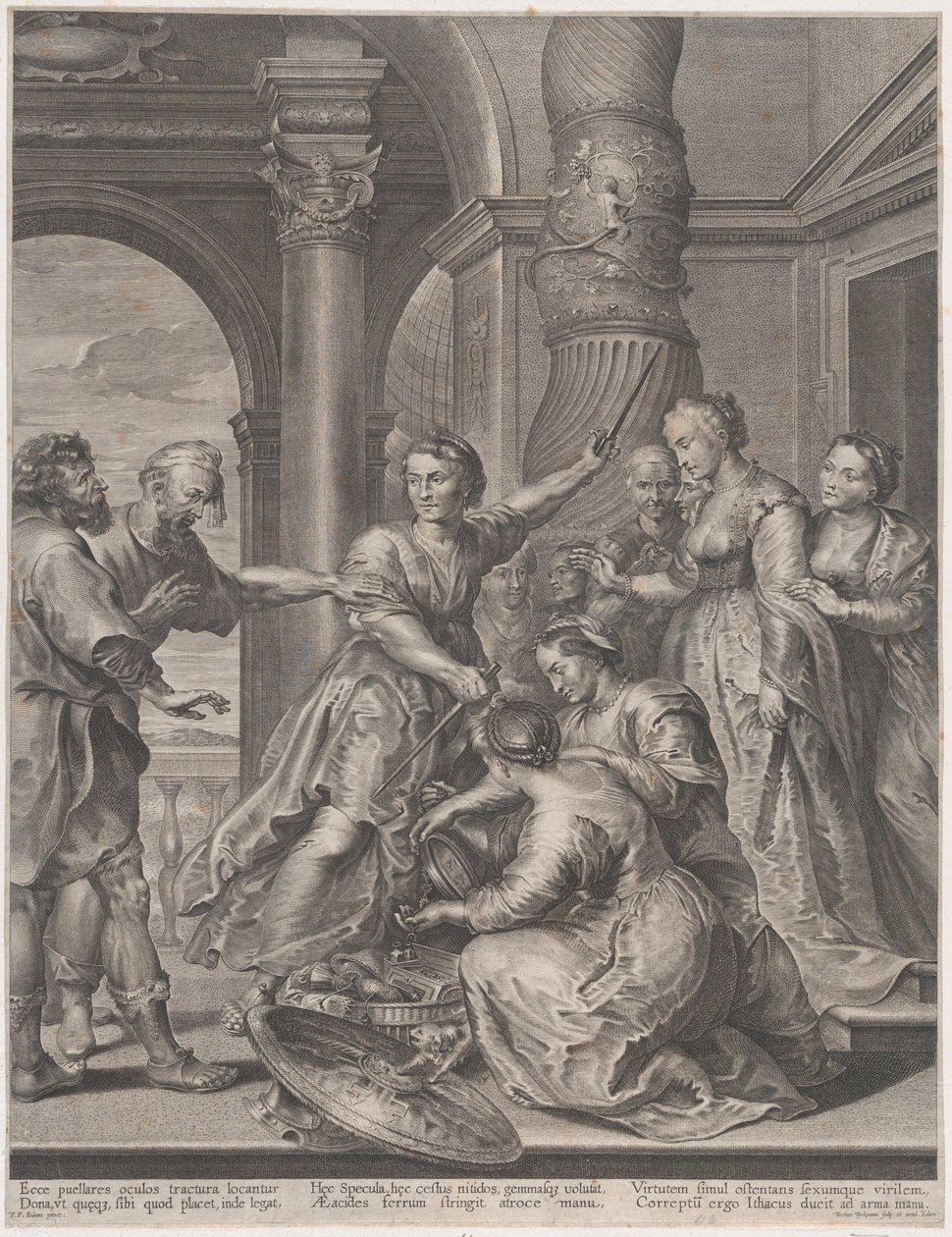 Achilles and the Daughters of Lycomedes by Nicolaes Ryckmans