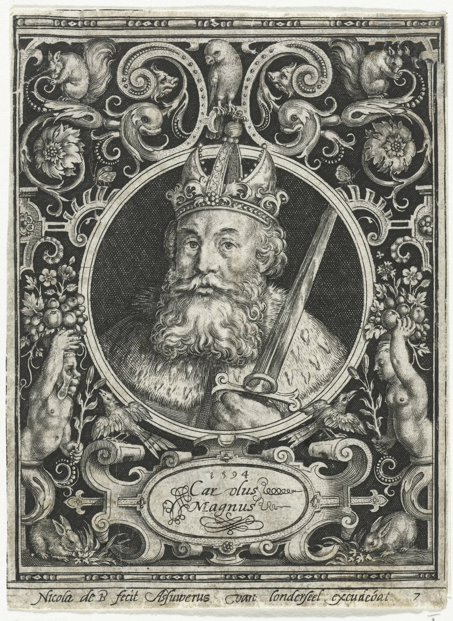 Charles the Great, King of the Franks by Nicolaes de Bruyn
