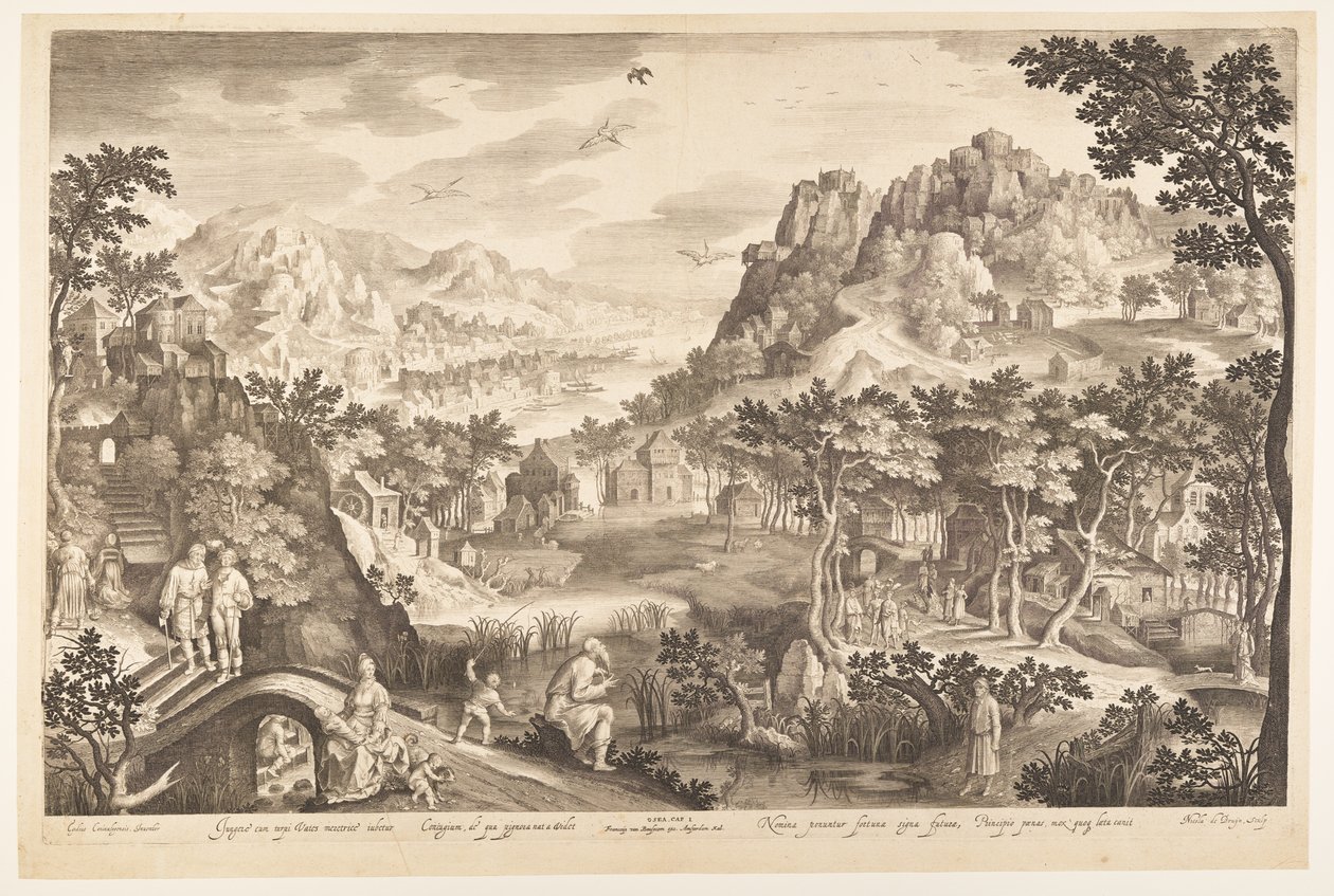 Hosea and the Prostitute Gomer by Nicolaes de Bruyn