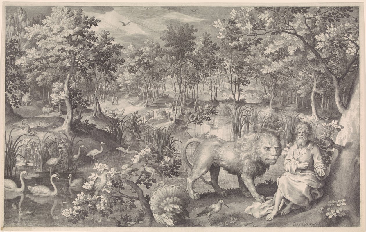 Jeremiah in the Wilderness by Nicolaes de Bruyn