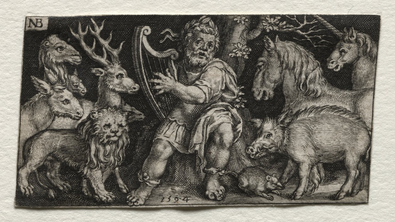Orpheus Charming the Animals by Nicolaes de Bruyn