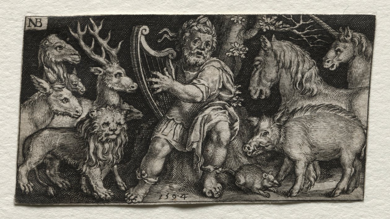 Orpheus Charming the Animals by Nicolaes de Bruyn
