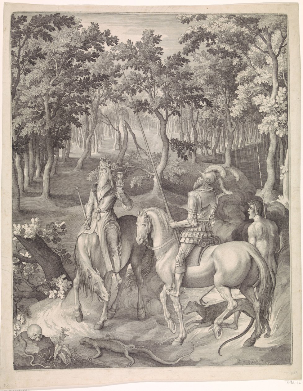 Knight, Death, and the Devil by Nicolaes de Bruyn