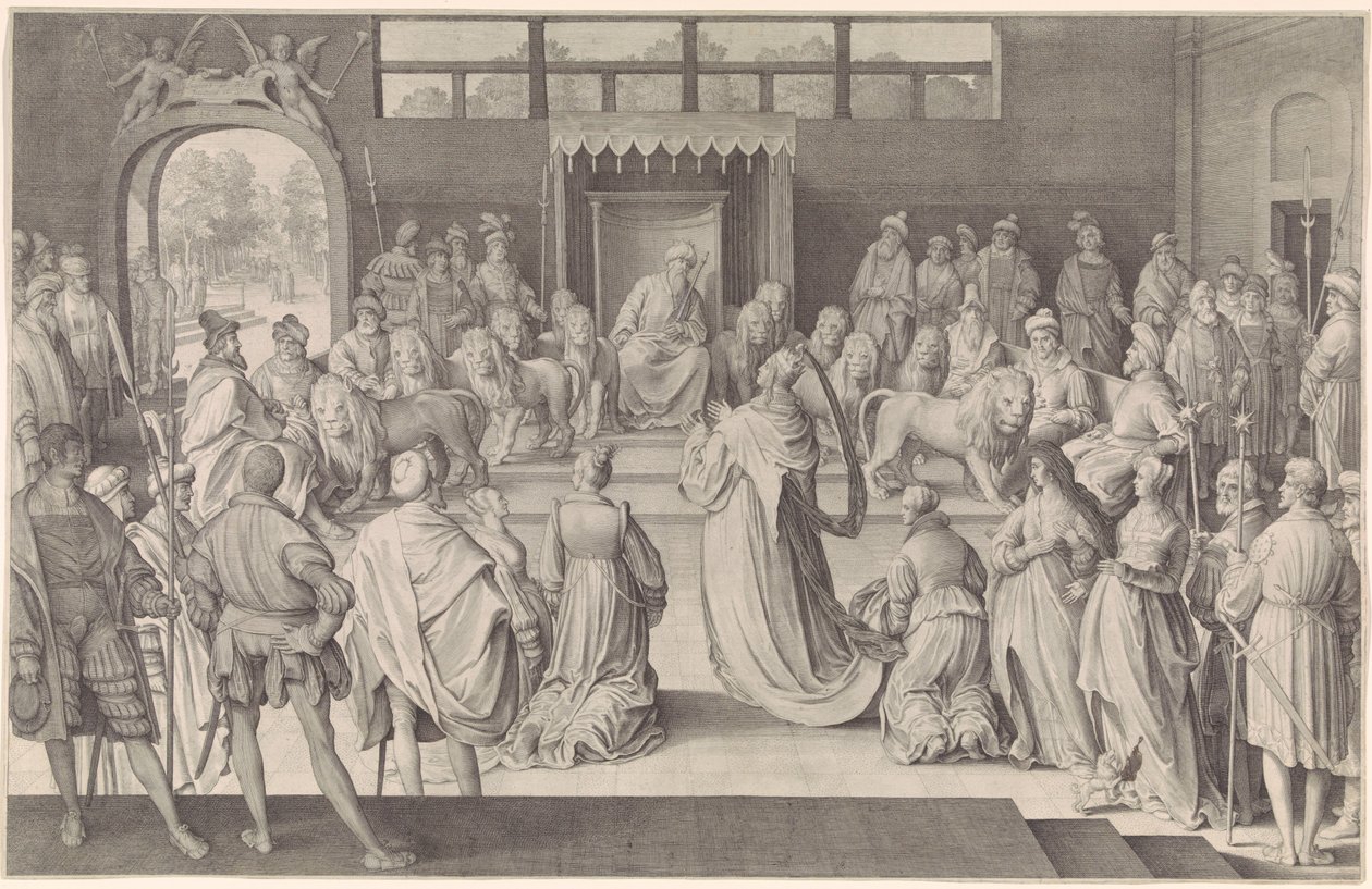 Solomon Receives the Queen of Sheba by Nicolaes de Bruyn