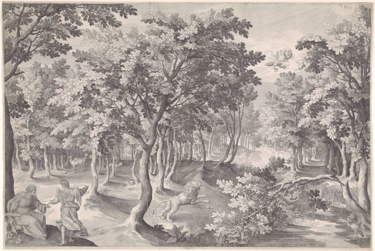 Fifth Vision of Ezra by Nicolaes de Bruyn