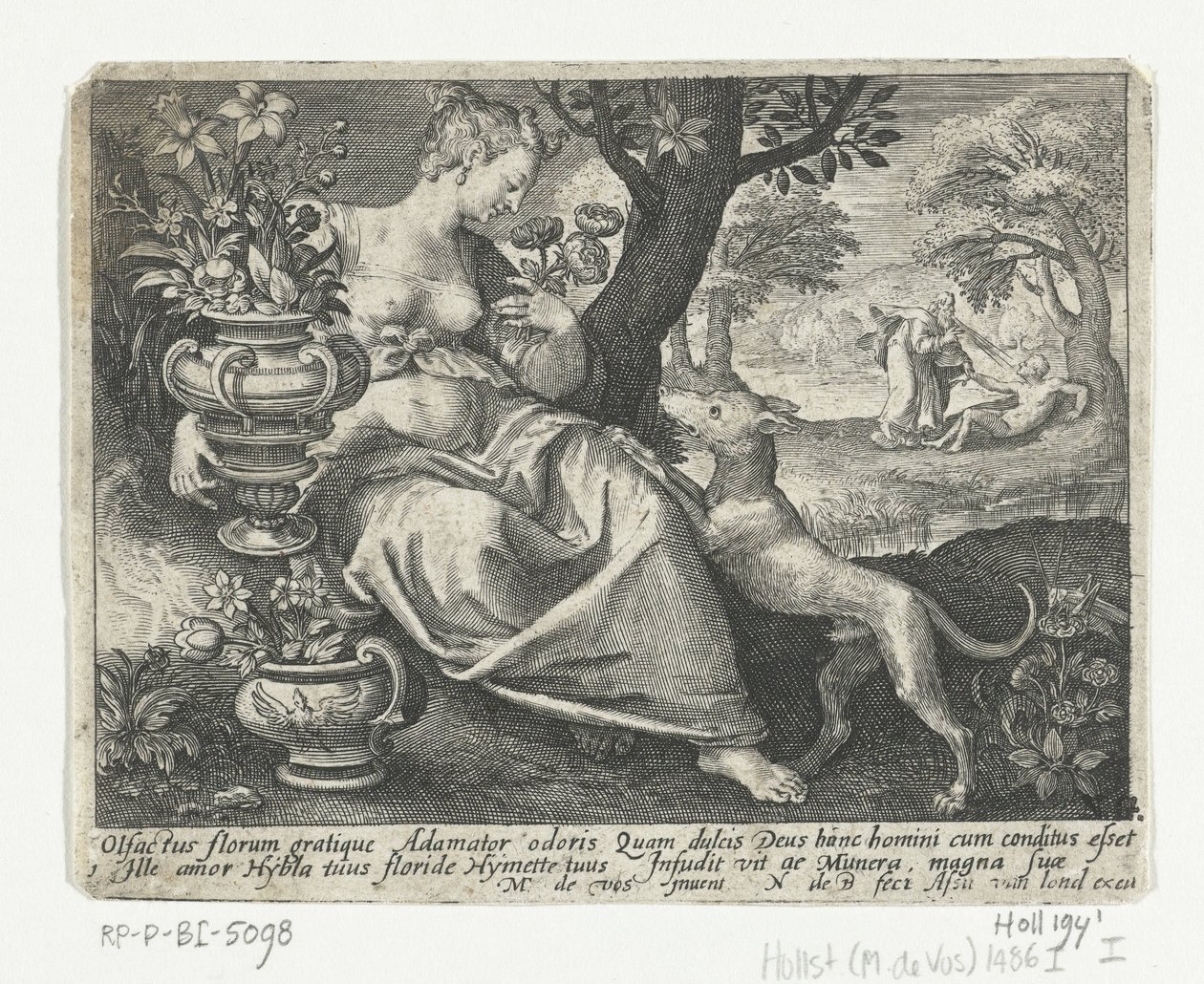 Sense of Smell (Five Senses, series title) by Nicolaes de Bruyn