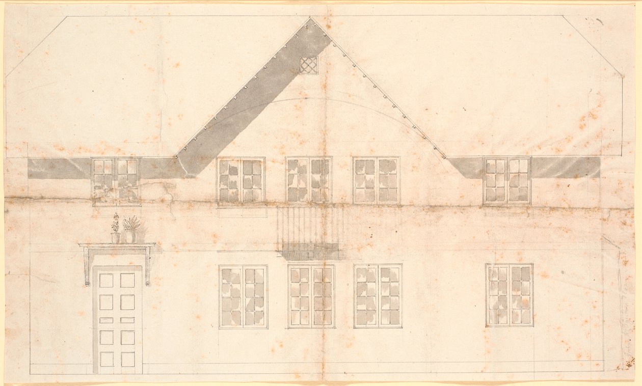 Facade of Spurveskjul by Nicolai Abildgaard