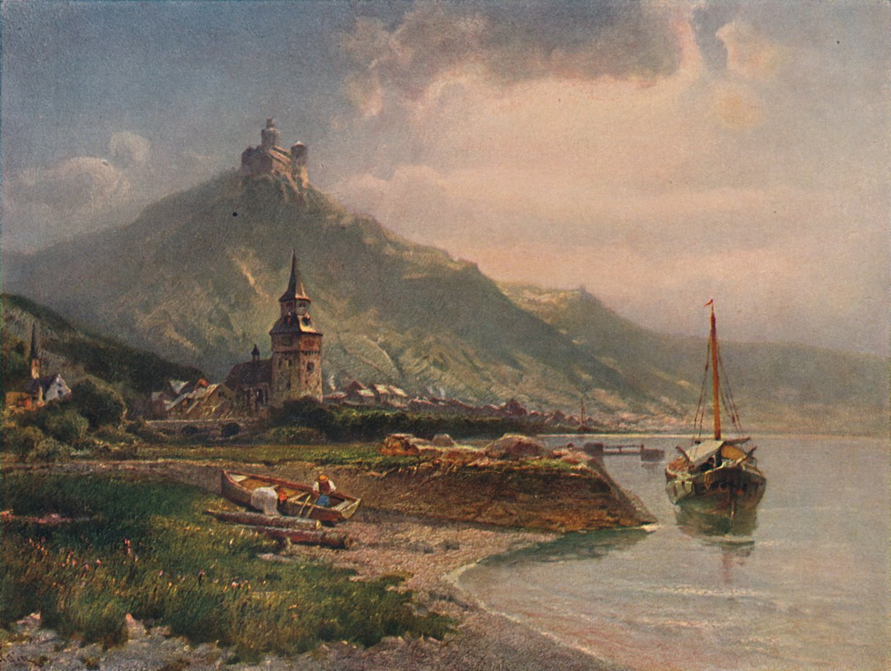 Braubach and Marksburg Castle, 1923 by Nicolai Astudin