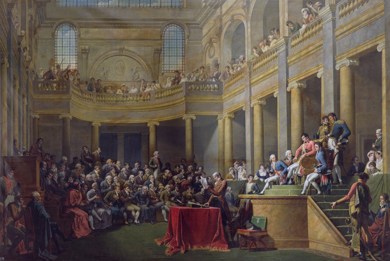 The Committee of Lyon, 26th January 1802 by Nicolas Andre Monsiau