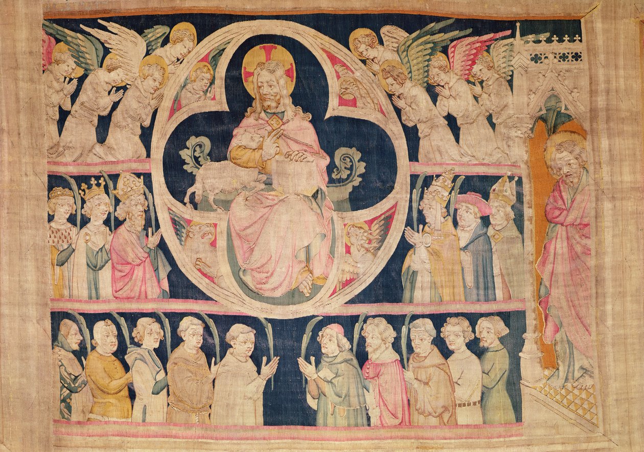 Counting of the elected, from the Apocalypse Tapestry of Angers, 1373-87 by Nicolas Bataille