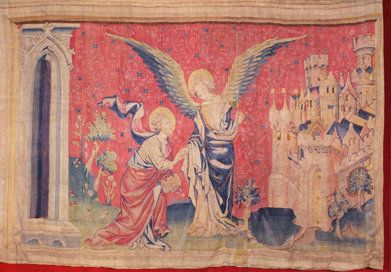 The New Jerusalem, from the Apocalypse Tapestry of Angers, 1373-87 by Nicolas Bataille