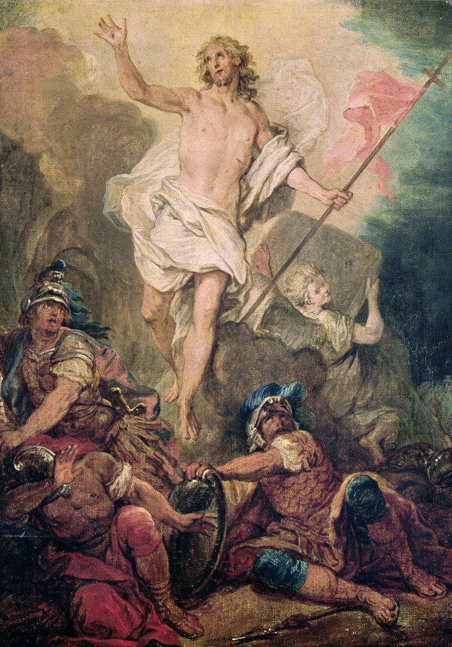 Study for the Resurrection for a Painting Intended for the Church of St. Leu and St. Gilles, Paris by Nicolas Bertin