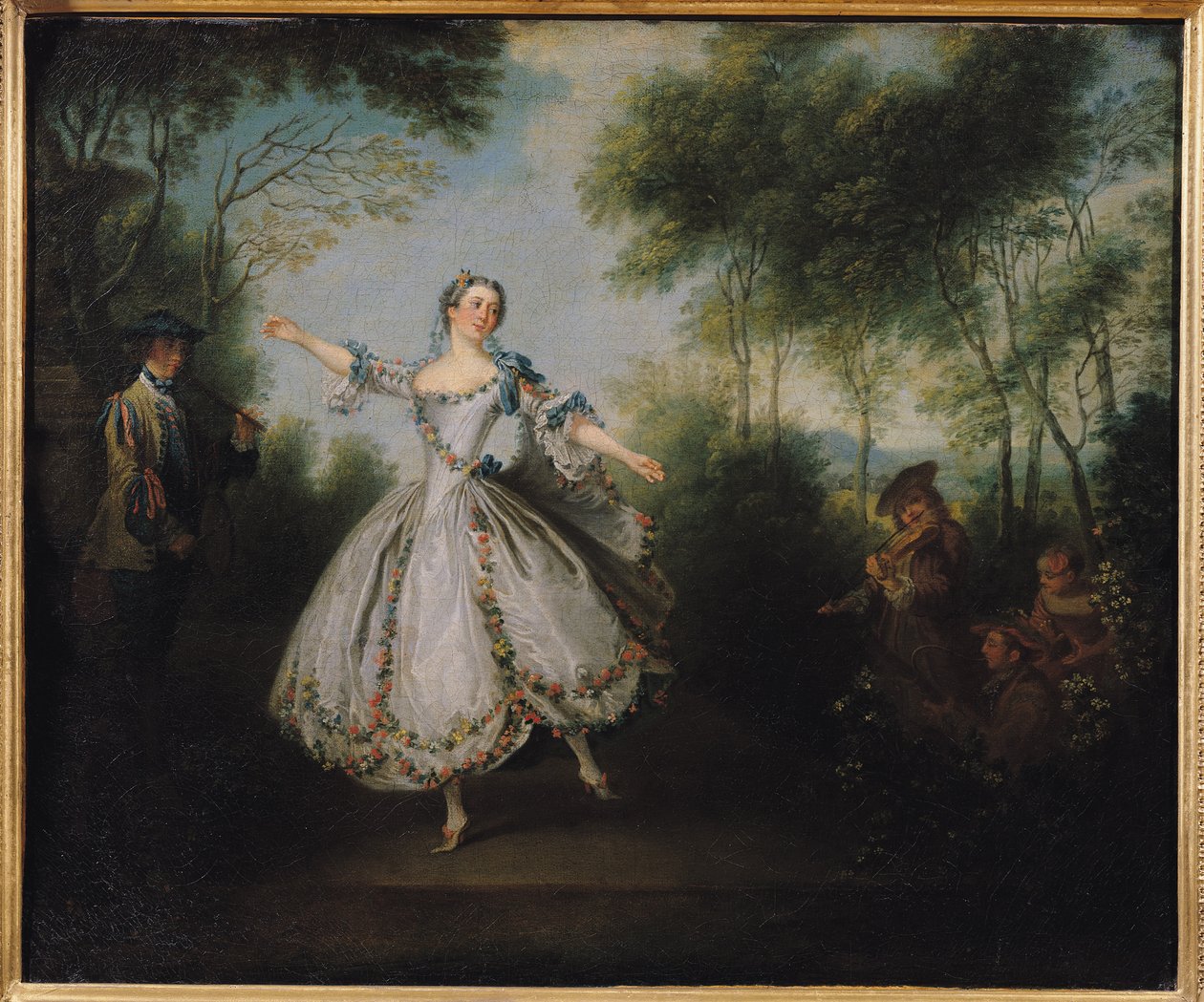 Marie-Anne Cuppi (1710-70) known as La Camargo, dancing by Nicolas Lancret