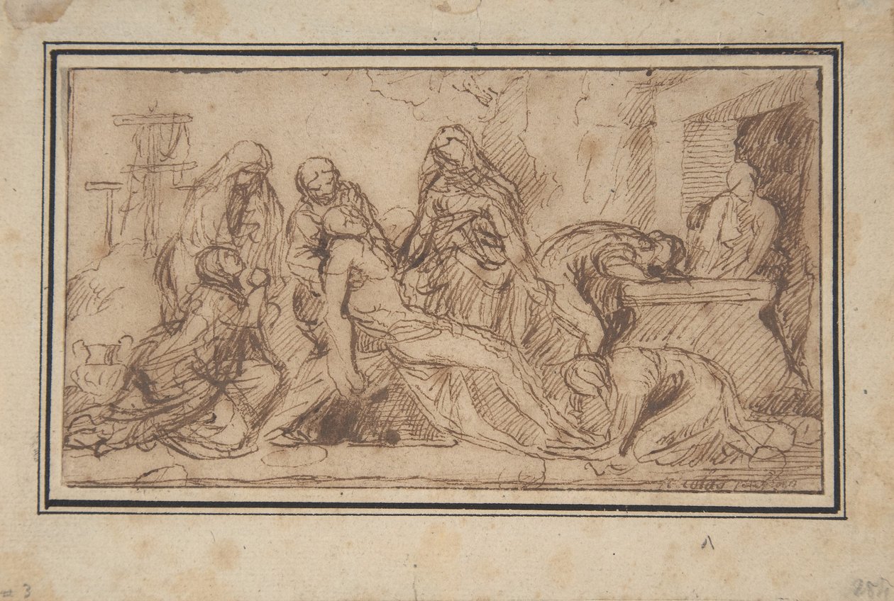 The Entombment by Nicolas Poussin