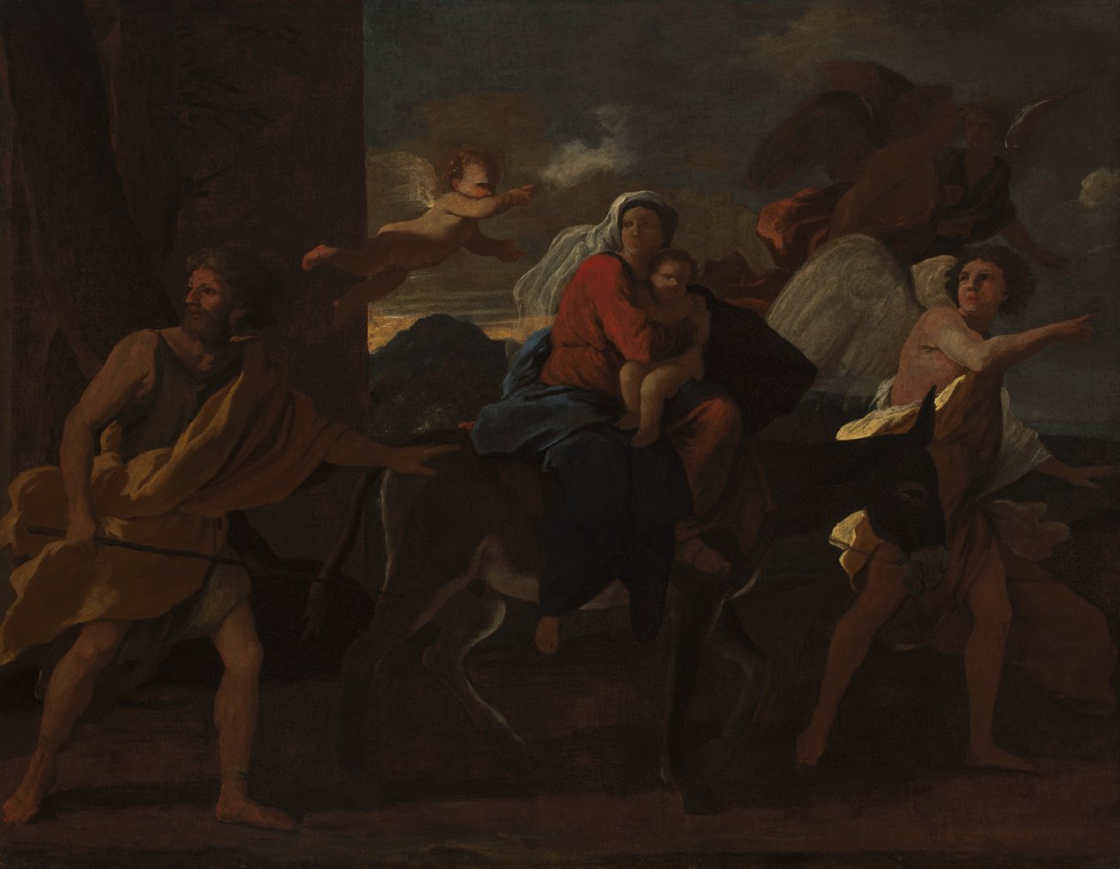 The Flight into Egypt, 1627-28 by Nicolas Poussin