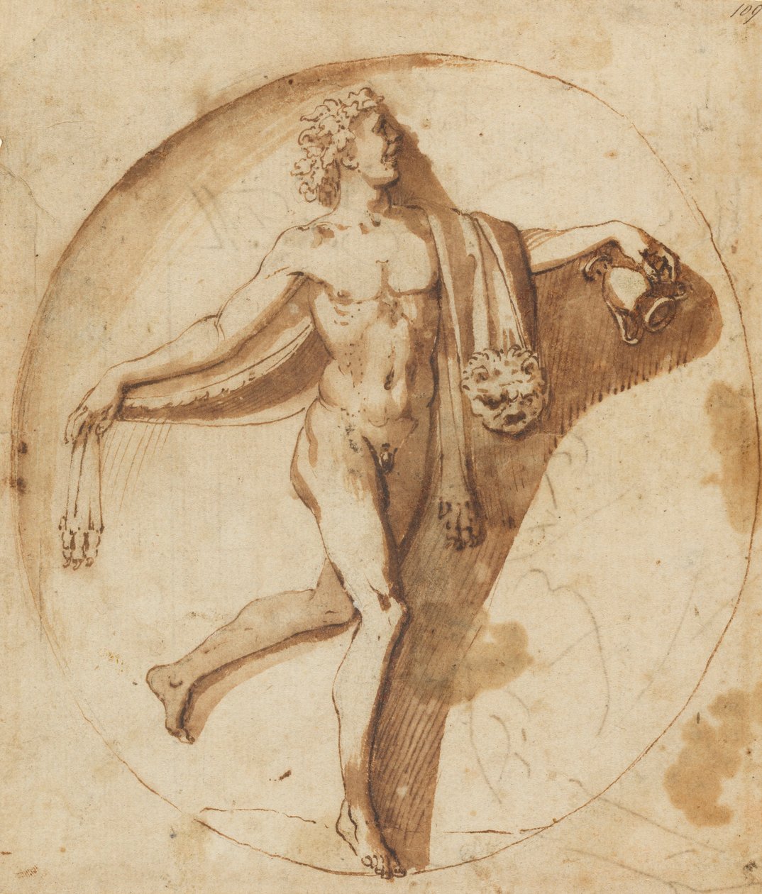 Votary of Bacchus, c.1640 by Nicolas Poussin