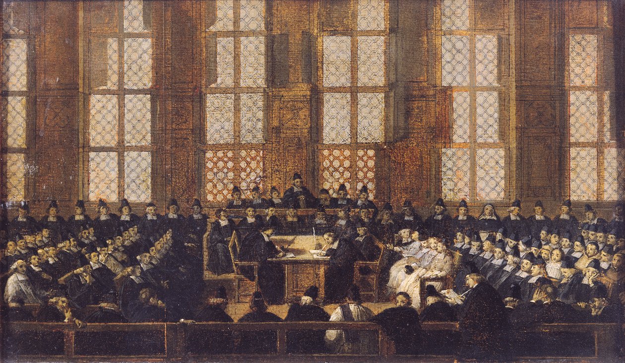 The Appeal of the Dissident Bishops at the Sorbonne, 5th March 1717 by Nicolas Vleughels