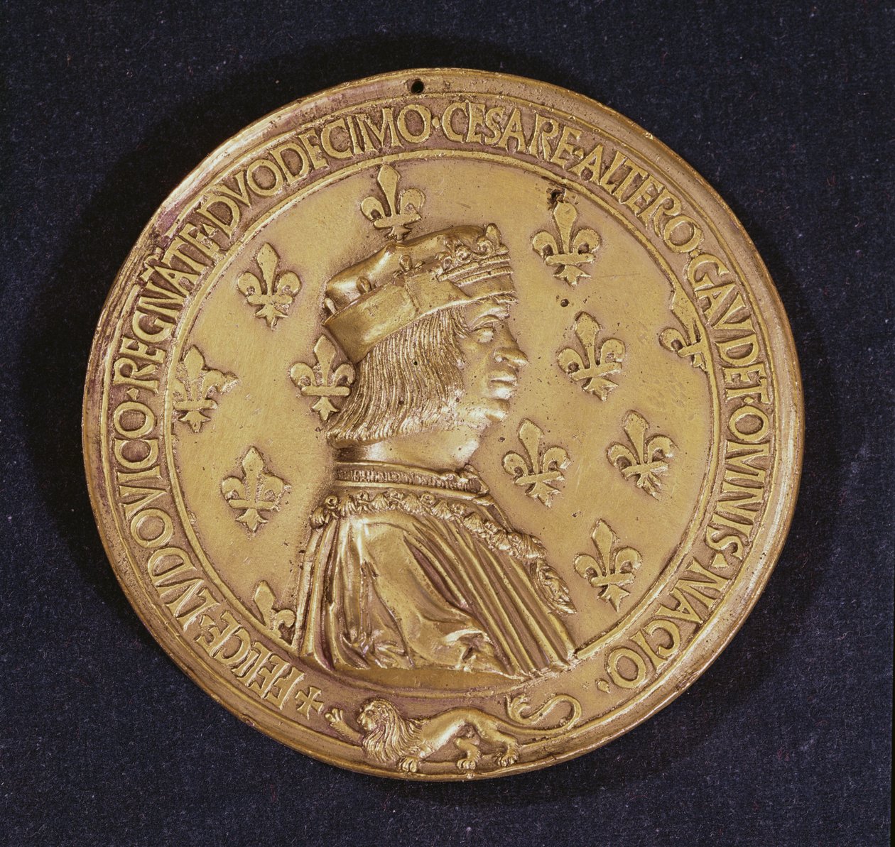 Medal Depicting Louis XII by Nicolas and Saint Priest, Jehan de Le Clerc
