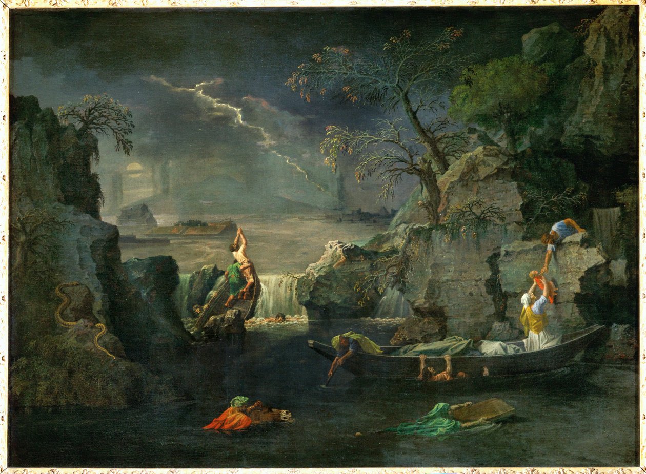 Winter, or the Flood by Nicolas (attr.to) Poussin