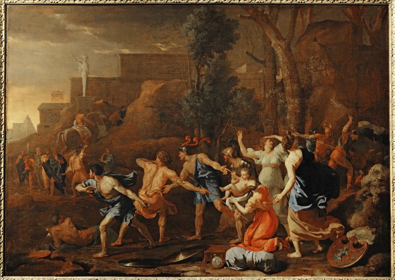 Young Pyrrhus Saved by Nicolas (attr.to) Poussin