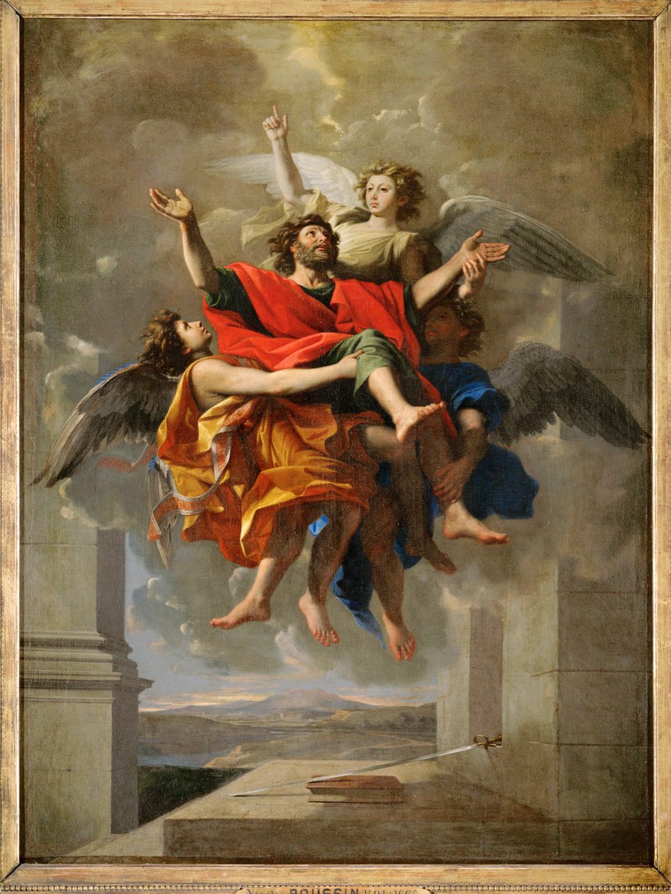 The Apotheosis of Saint Paul by Nicolas (attr.to) Poussin