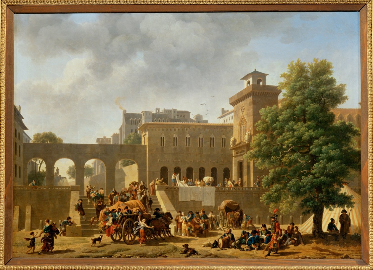 The Exterior of a Military Hospital, Also Known as 