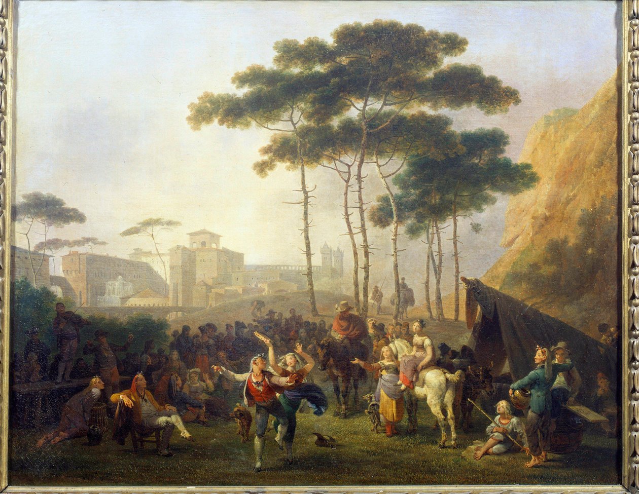 Village Dance by Nicolas Antoine Taunay