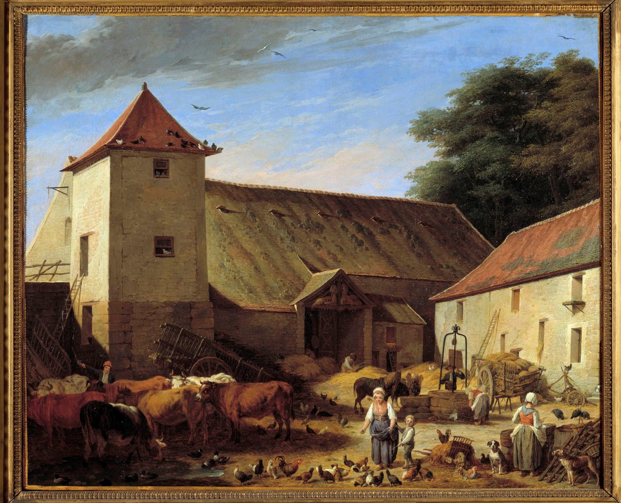 Farm Court by Nicolas Bernard Lepicie