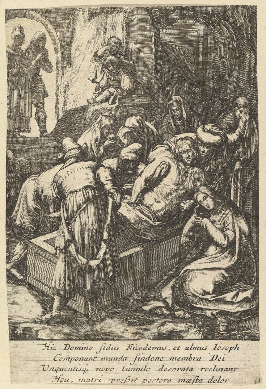 The Entombment, from The Passion of Christ by Nicolas Cochin