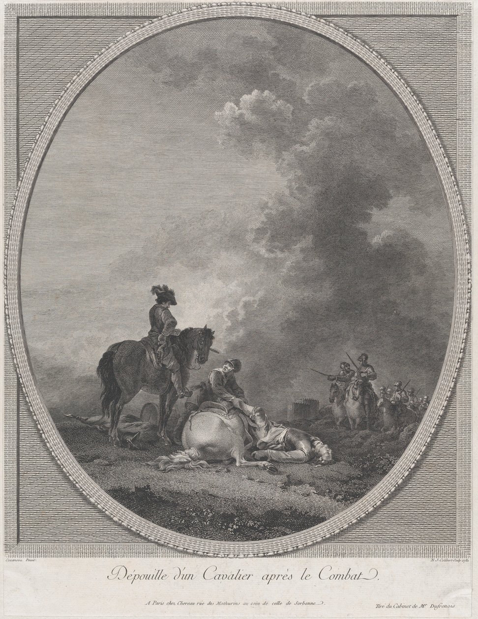 The Cadaver of a Soldier after Combat by Nicolas Colibert