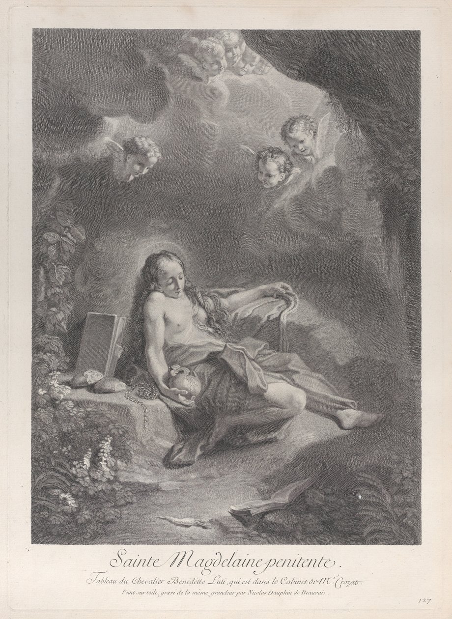 The Penitent Mary Magdalene, ca. 1729 by Nicolas Dauphin de Beauvais