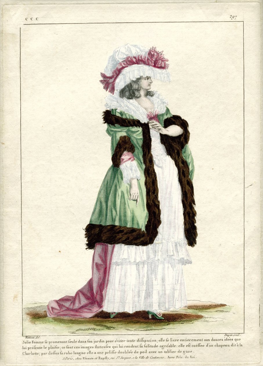 Gallery of French Fashions and Costumes, 1785 by Nicolas Dupin