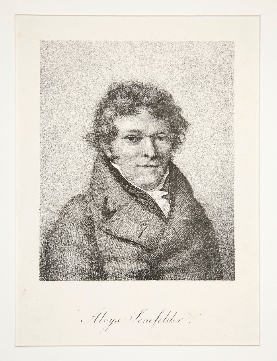 Portrait of Aloys Senefelder by Nicolas Henri Jacob