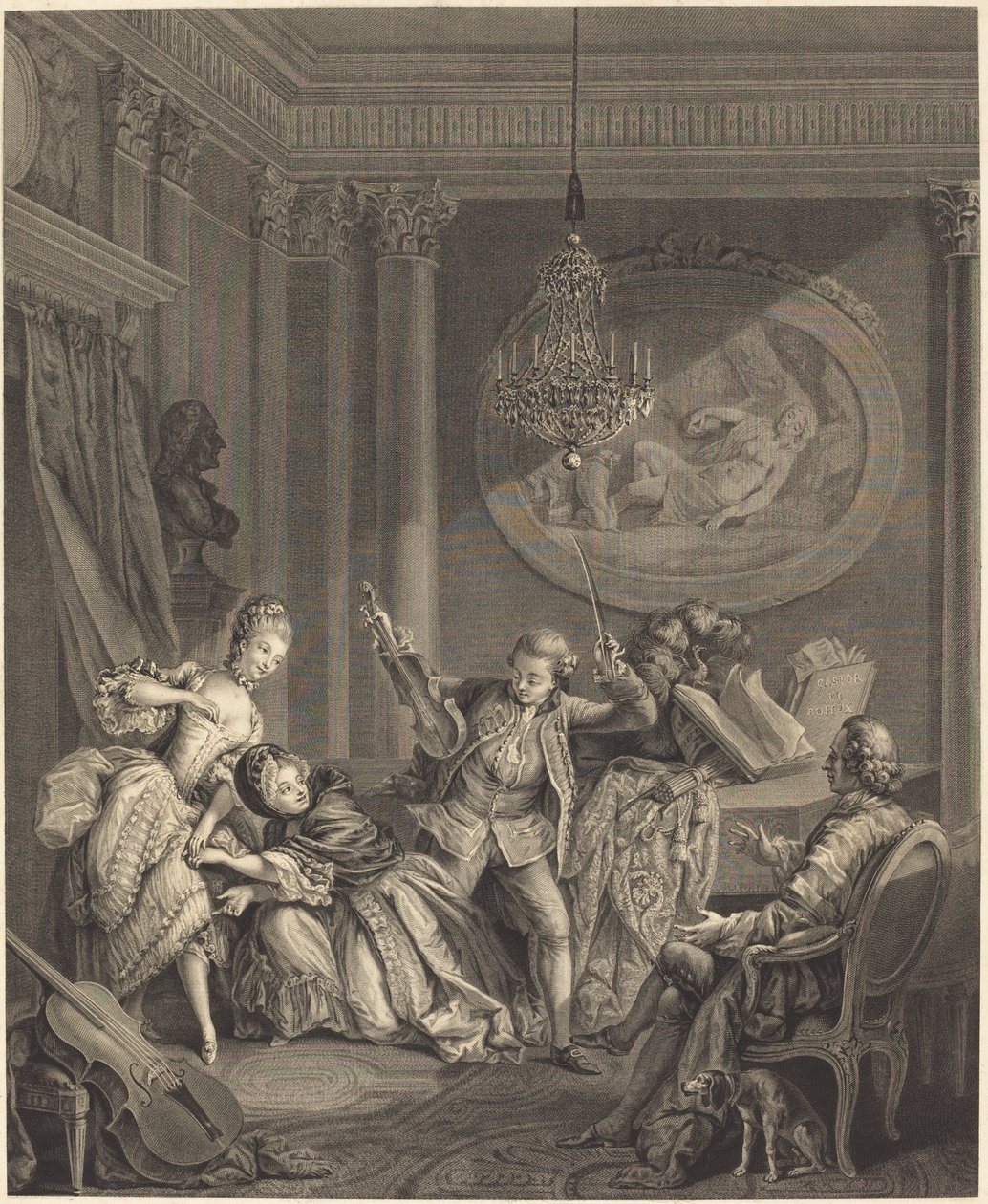 The Path of Fortune by Nicolas Joseph Voyez after Pierre Antoine Baudouin