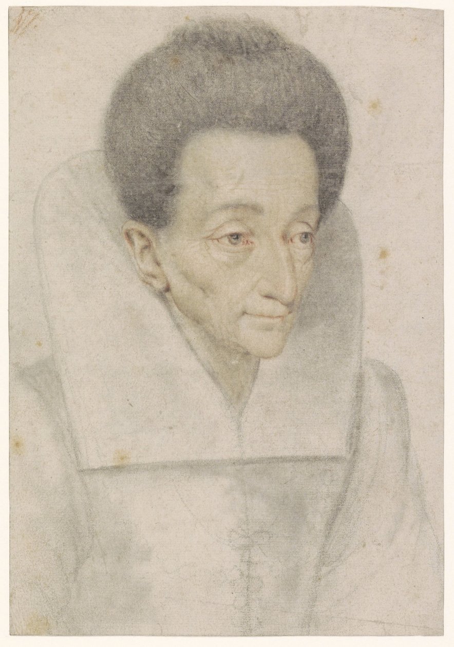 Portrait of an old woman by Nicolas Lagneau
