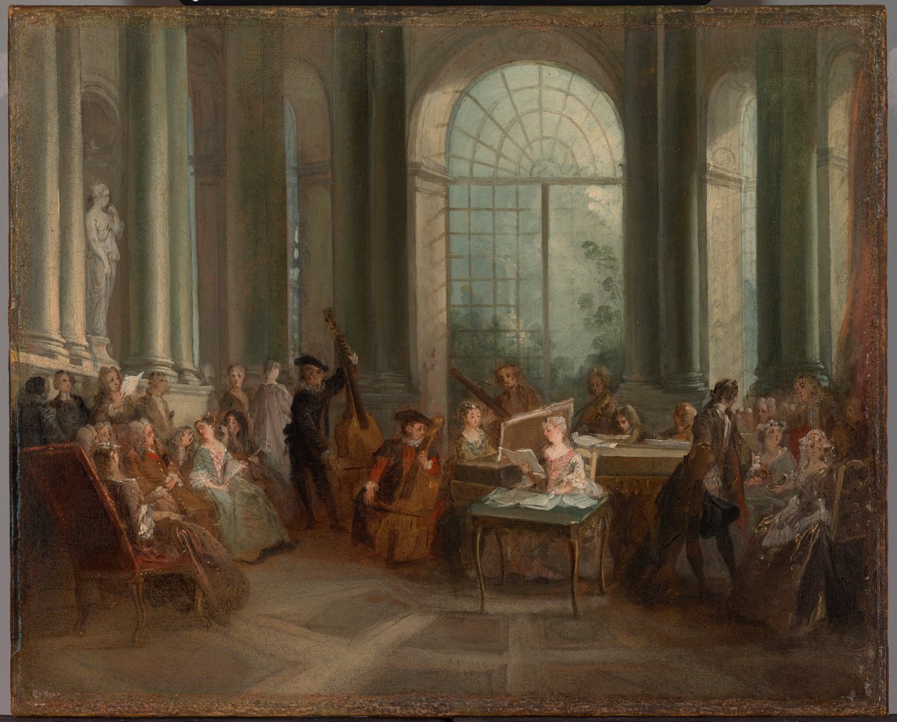 Concert in the Oval Salon of Pierre Crozat