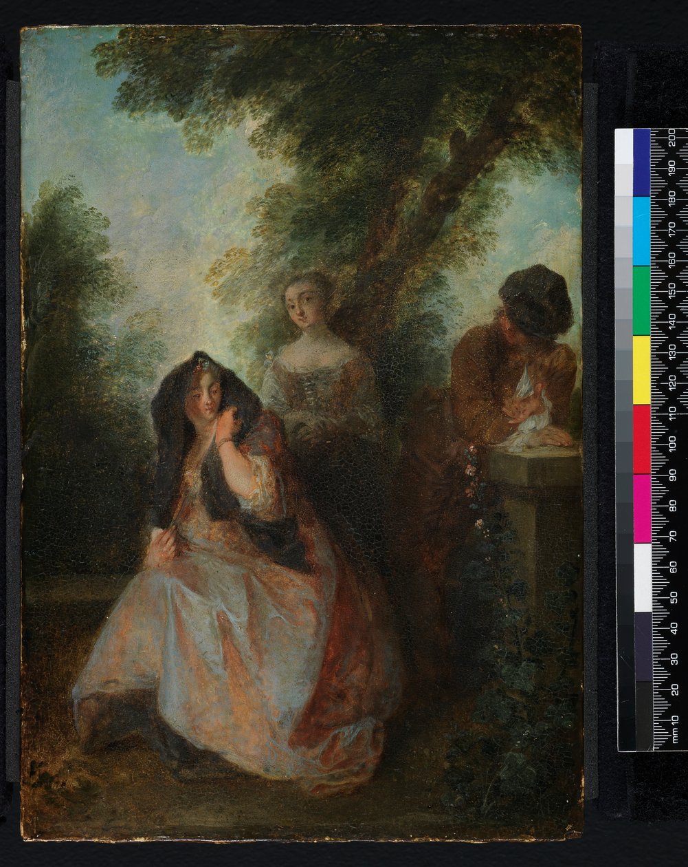 In this pleasant solitude..., before 1743 by Nicolas Lancret