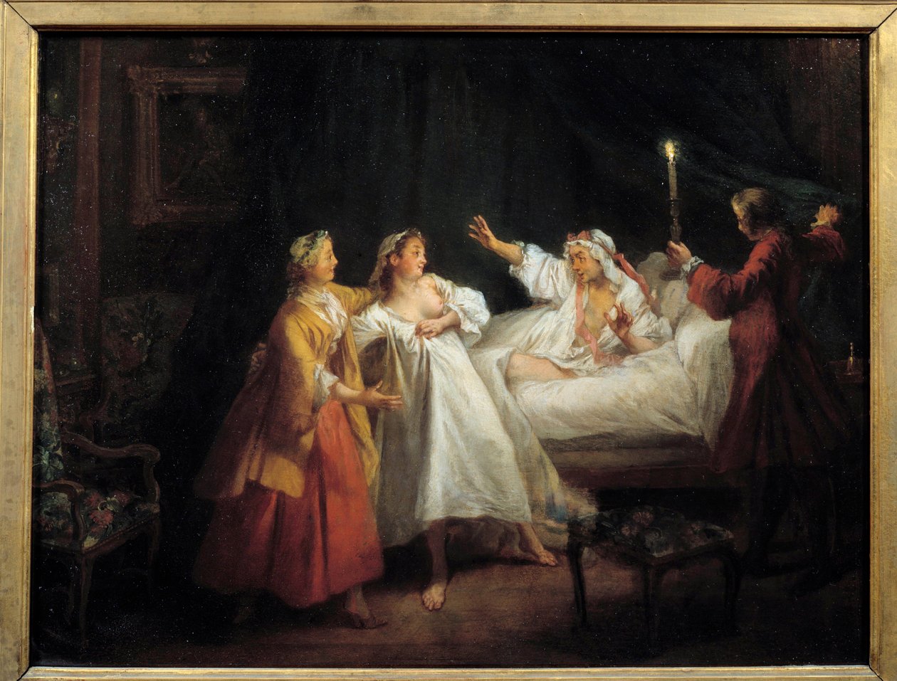 Tales of Jean de La Fontaine: The Gascon Punished by Nicolas Lancret