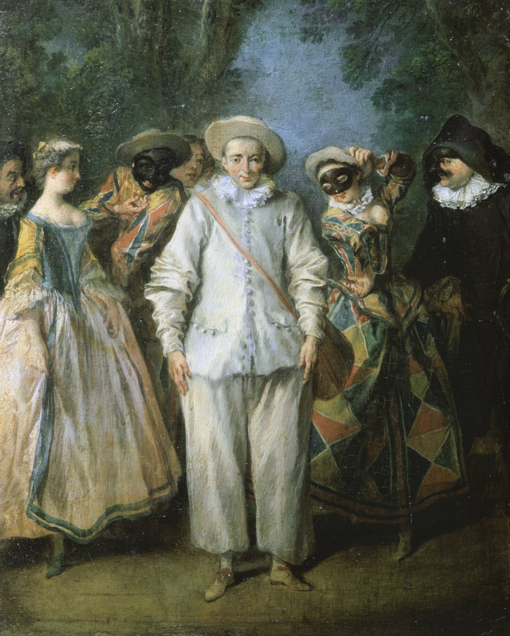The Actors of the Italian Comedy, or The Italian Theatre by Nicolas Lancret